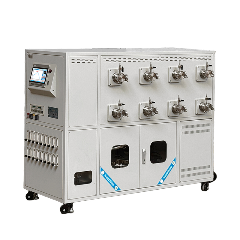 High throughput eight channel tubular furnace