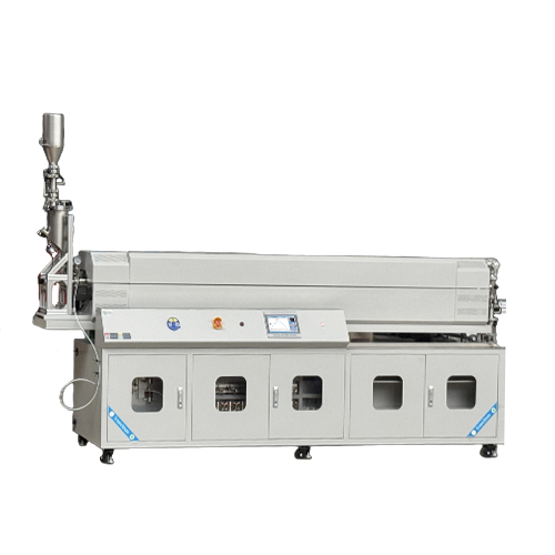 Eight temperature zone rotating inclined tube furnace