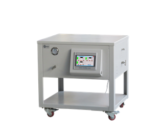 Touch screen mass flow control distribution cabinet
