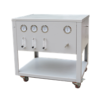 Float + vacuum system mobile platform