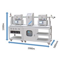 Double chamber sliding rail PECVD