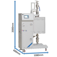 High temperature vertical rapid pyrolysis furnace