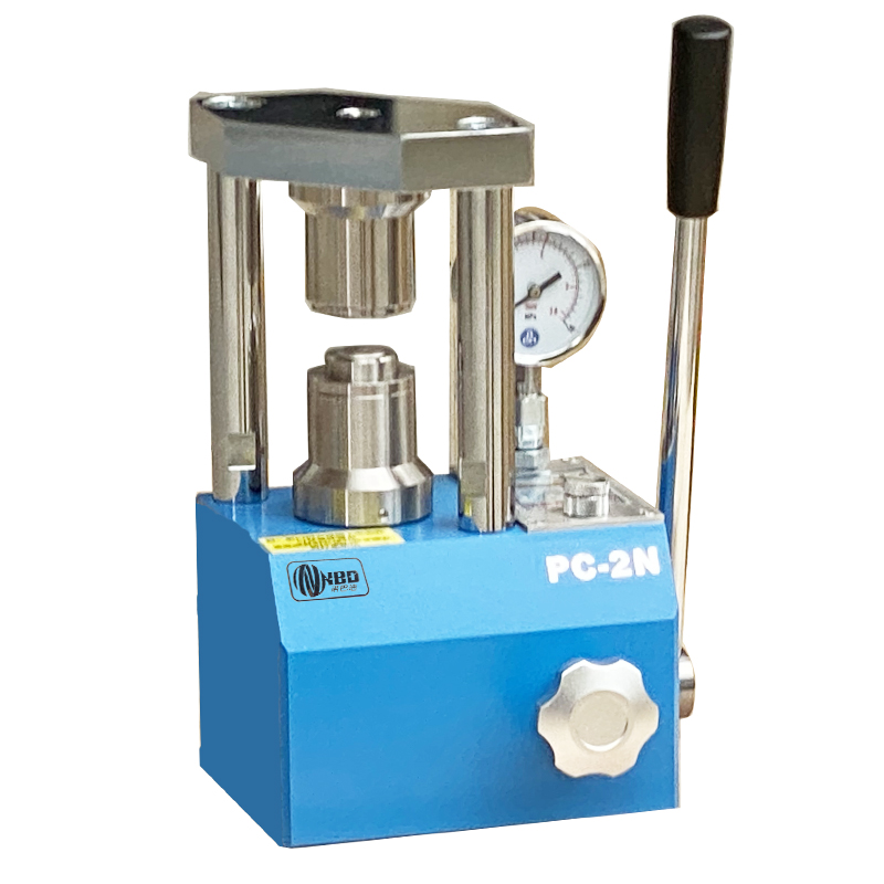 Manual button battery sealing machine